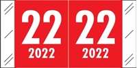 Picture of 2022 Color Tab Year Label Roll